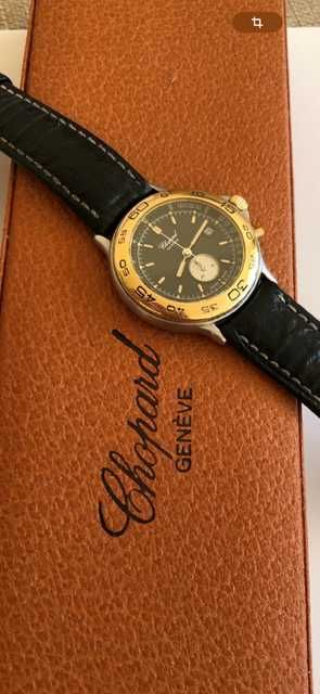 Chopard Mille Miglia z chronografem, męski, luneta złoto 18K, ok 11 gr