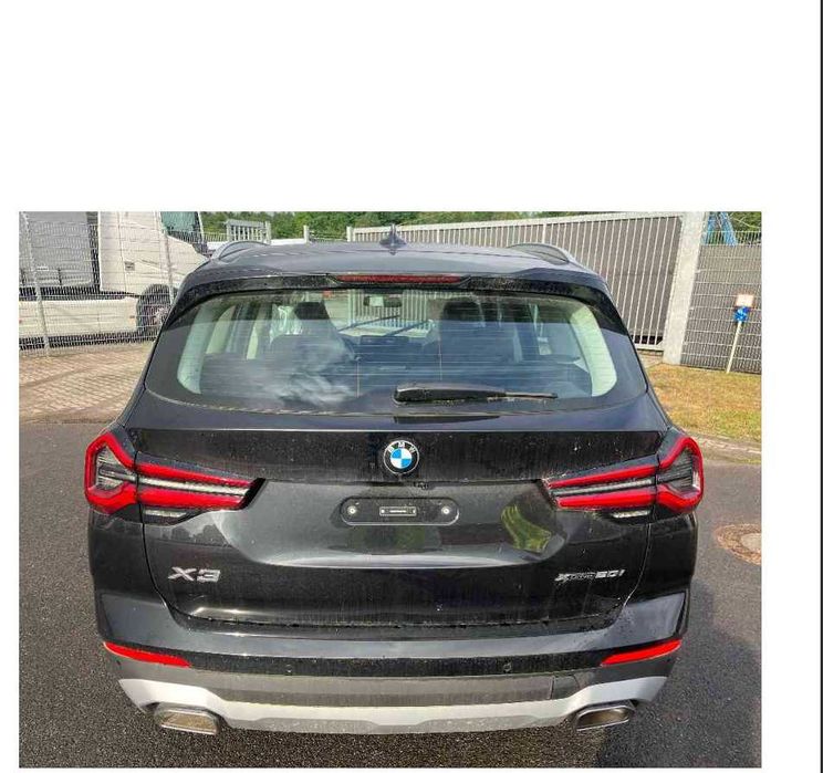 Bmw G01 X3 LCI X-line Кріплення кронштейн заднього бампера, підсилювач
