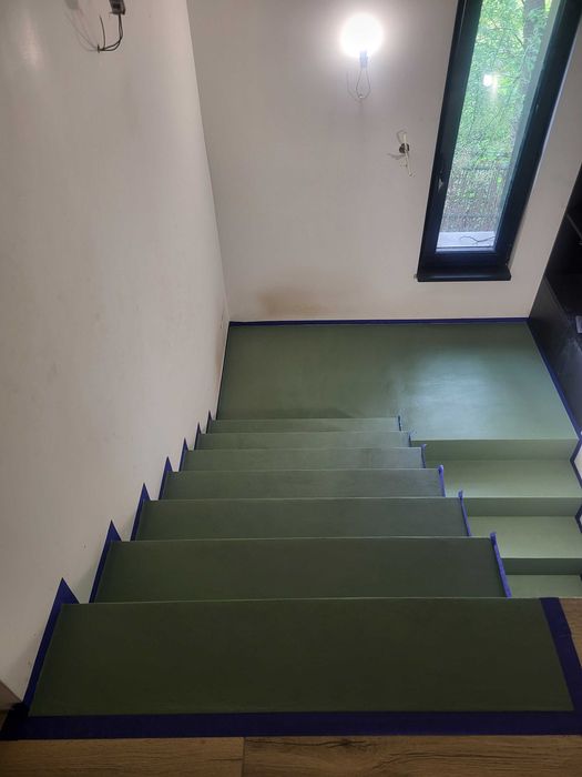 Schody  z  Żywicy - Mikrocementu