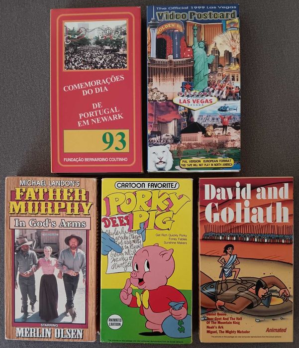 VHS - cassetes várias (U.S.A.)