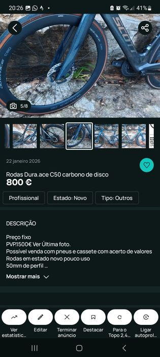 Acessórios para  bicicletas oportunidades