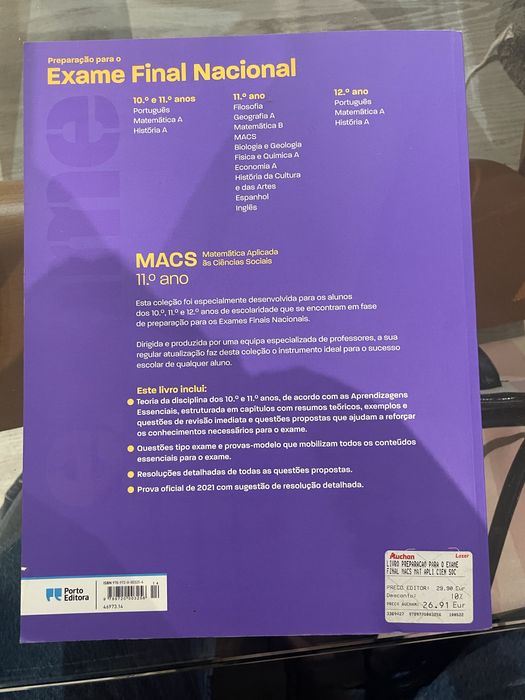 Livro Porto Editora- MACS