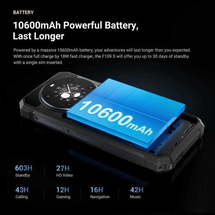 Fossibot F109S 6GB/256GB IP69K 2.0GHz