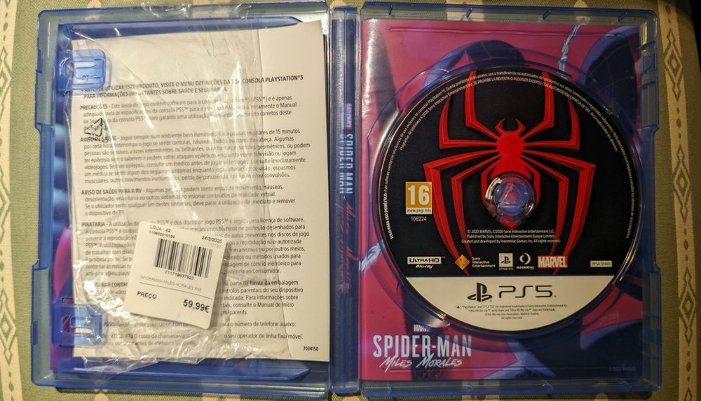 Jogo Spider-Man Miles Morales - Playstation 5 (PS5)