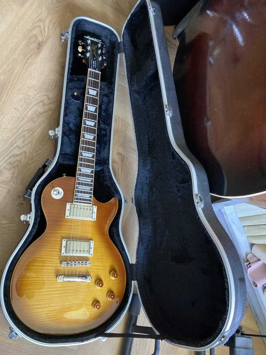 Epiphone Les Paul Standard Plustop Pro HB + twardy case - jak nowa.