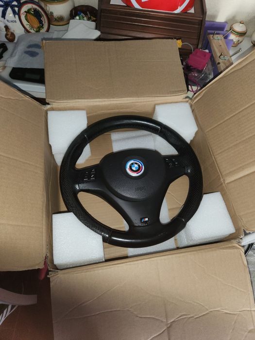 Volante BMW Pack M Original c/ Airbag (Série 1 E81 E82 E87 E88 / Série 3)