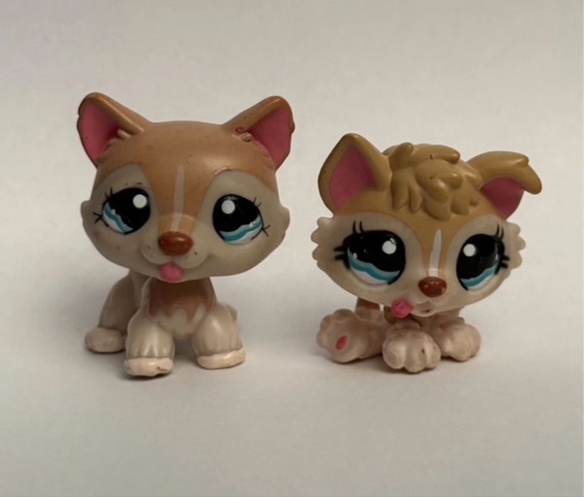 LPS Zestaw Psy Husky i Szczeniak #1012, #1013