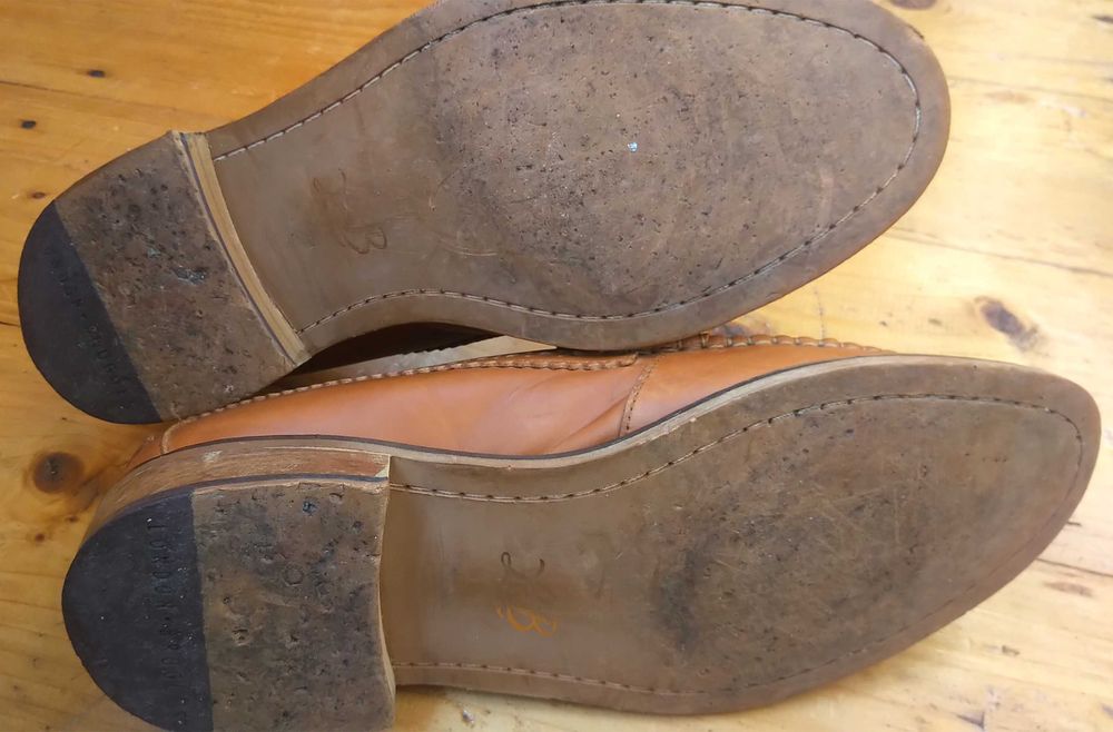 Броги, туфли мужские London Brogues. Кожа. Размер 9 (27,3 см)