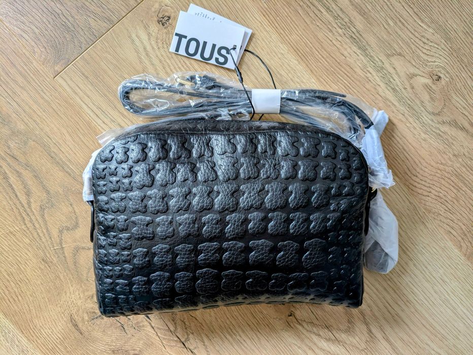 Elegancka Torebka TOUS Sherton Nika Bandolera w kolorze czarnym