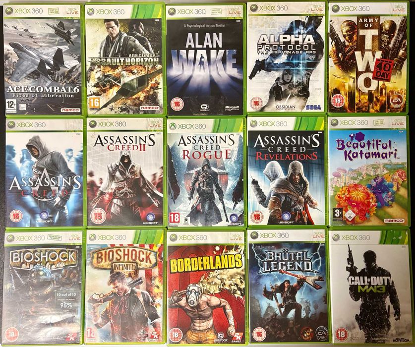 JOGOS XBOX 360 (SEM MANUAIS) || Portes Grátis || Ler Descrição↓