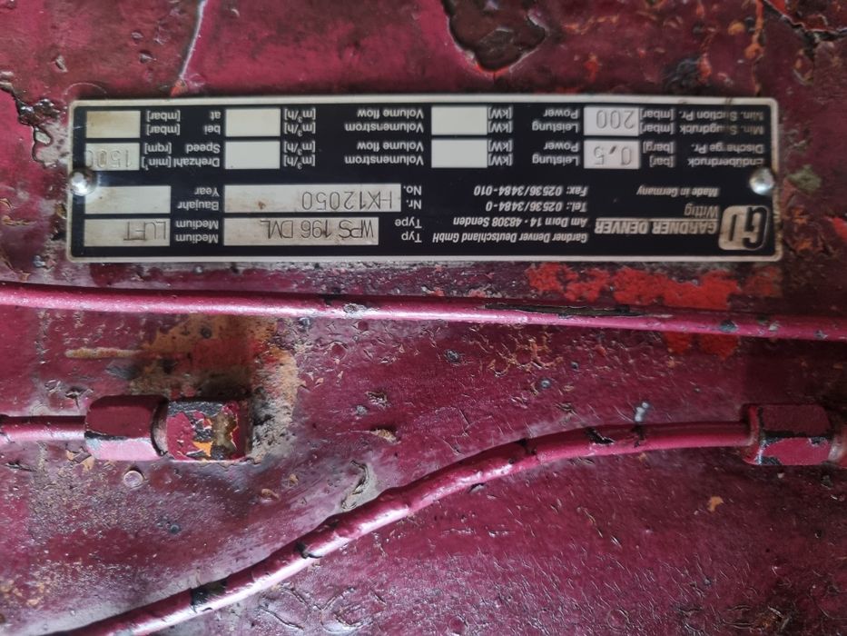 Pompa próżniowa do beczkowozu