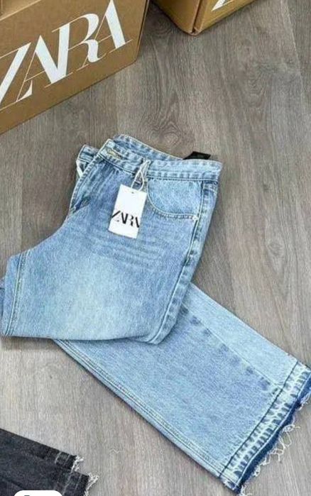 zara flared jeans светлые