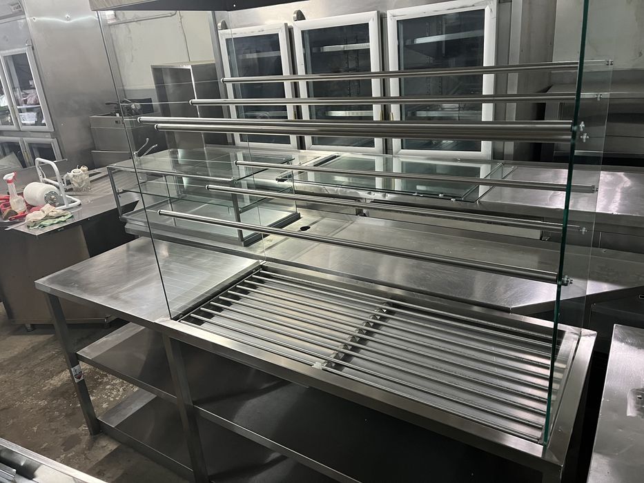 Móvel de Pão escaparate em inox como novo 2.20mt