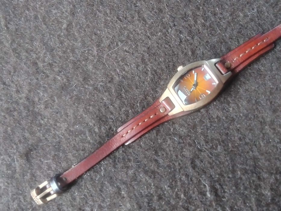 Zegarek damski Fossil, skora