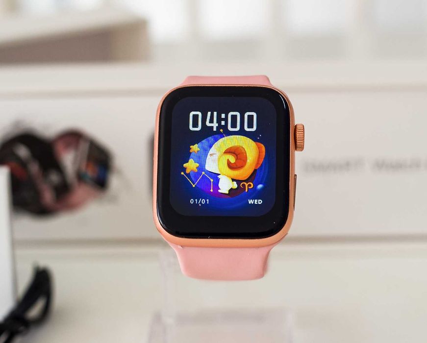 Pink Smartwatch Compatible for Bluetooth Calls64584631161091121