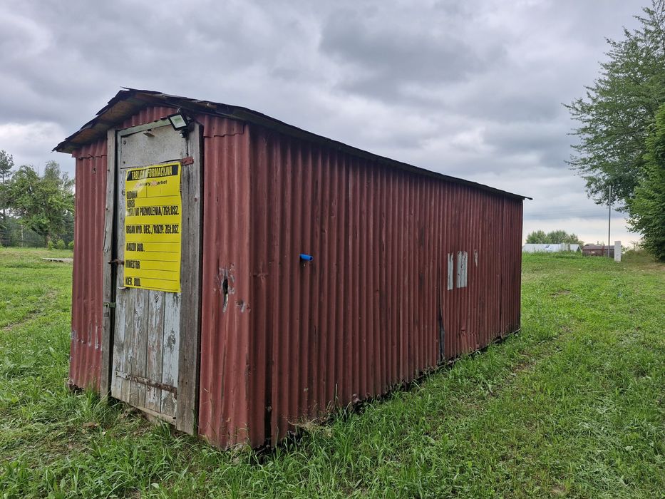 Kontener, barak projekt do dokończenia