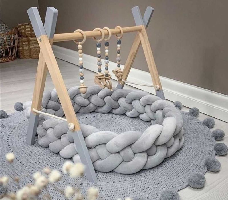 Підлоговий мобіль тренажер для немовлят Babygym Монтесорі