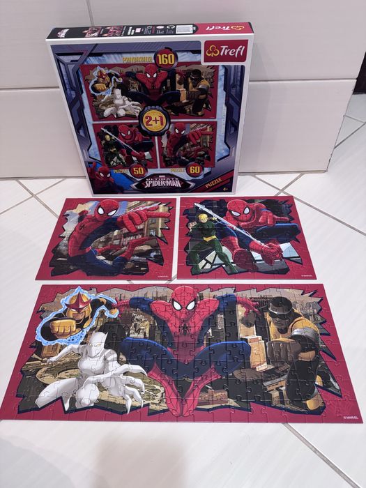 Puzzle 2 + 1 - Spider-Man - Trefl