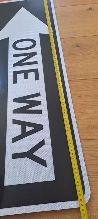 ONE WAY - Znak Drogowy z USA