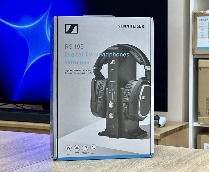 Навушники Sennheiser RS195 Over the Ear Wireless RF TV Headphones