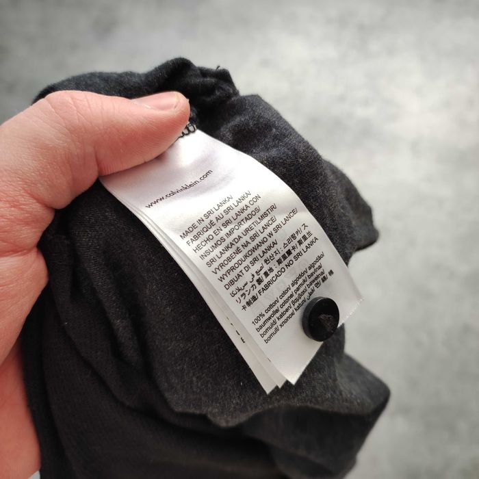 MĘSKA Koszulka Polo Elegancka Czarna Calvin Klein CK Liquid Dwa-Kolor