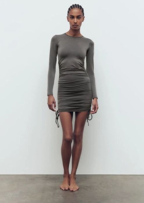 Zara XS-S платье с завязками