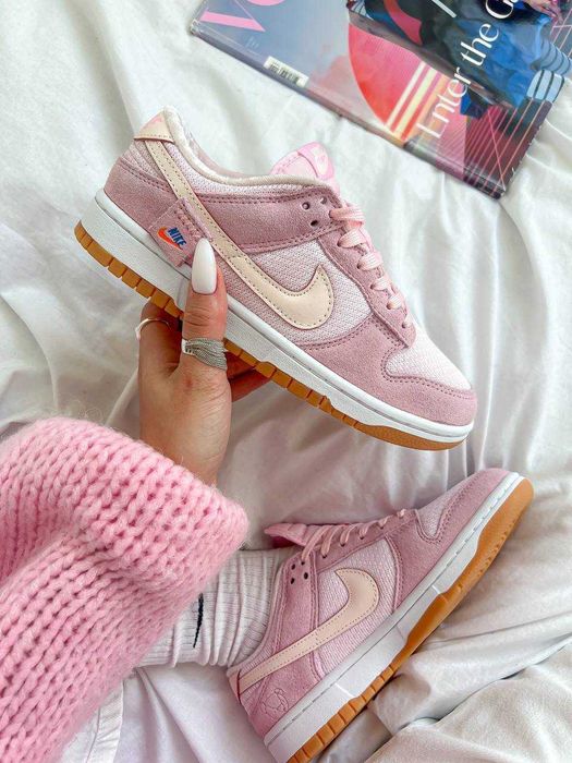 Женские кроссовки Nike Dunk Low Teddy Bear Pink 36-41 Новинка Сезона!