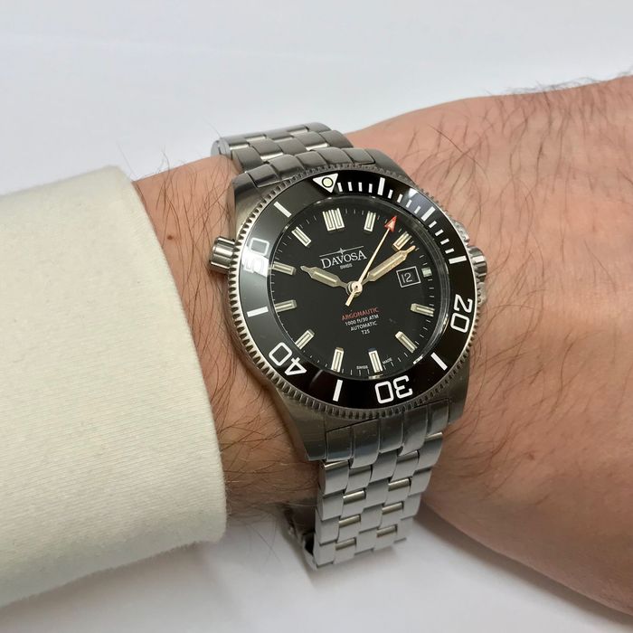 Davosa Argonautic 1027.2-T25 Automatic 300m, szafir, jak nowy