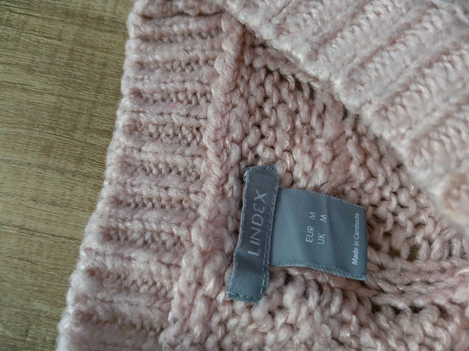 Sweter Iindex, L, pudrowy róż