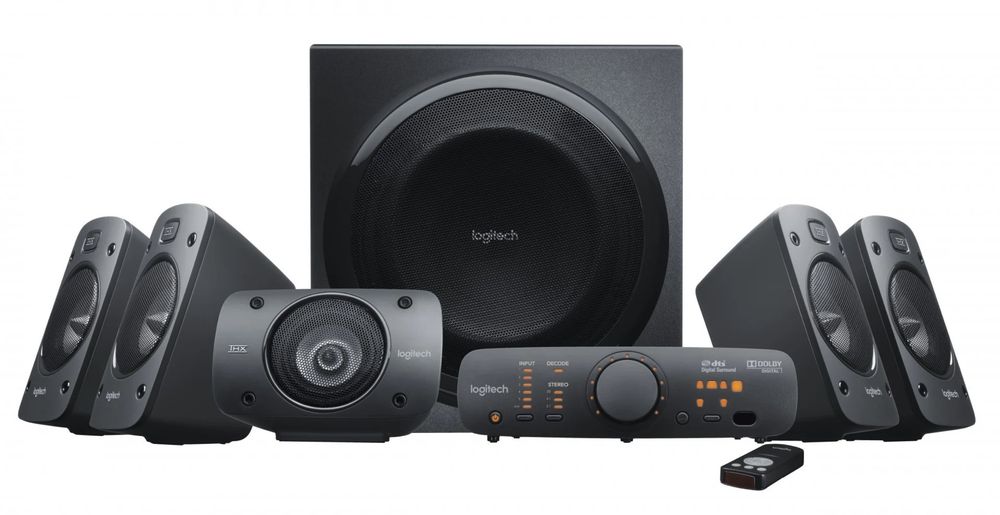Logitech Z906 5.1 THX | Głośniki, Kino domowe, Subwoofer, Soundbar alternatywa, PC, PS5, Xbox, TV