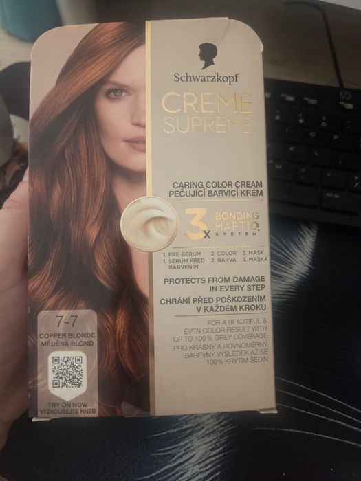 Farba Schwarzkopf Creme Supreme - kolor 7-7
