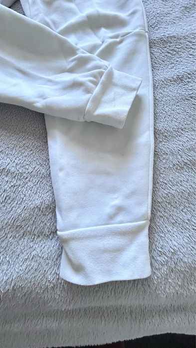 Nike białe spodnie dresowe