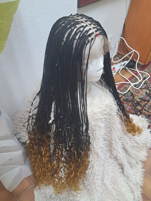 Perucas de tranças 360° Novas