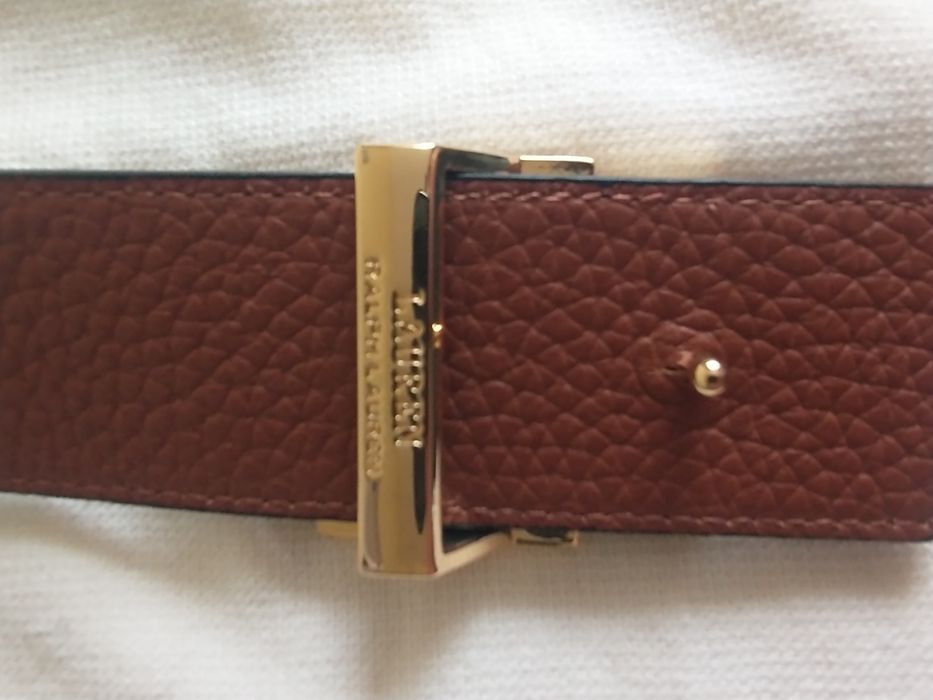 Ralph Lauren pasek skórzany dwustronny