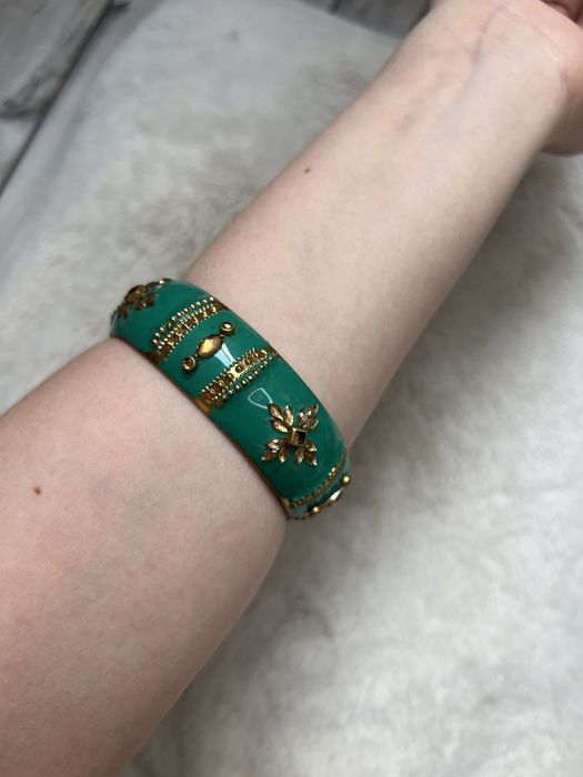 Bransoletka vintage indyjska indie lata 80s elegancka szykowna 22