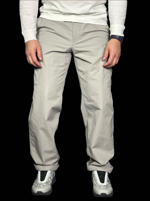 Stone island Gray Weatherproof Canvas Ghost Cargo Pants оригинал