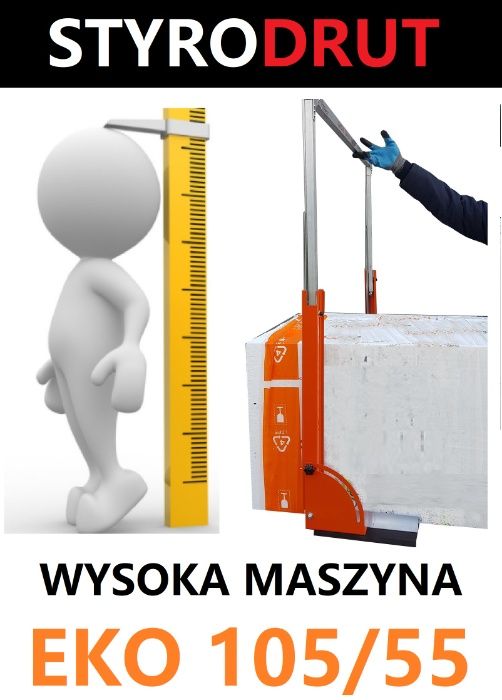 Maszyna przecinarka do styropianu EKO 105/55 urządzenie struna xps