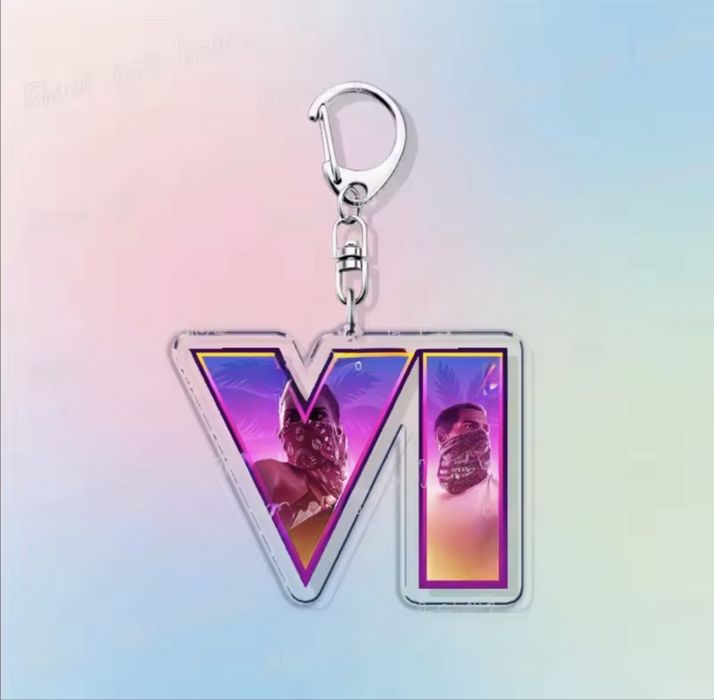 Brelok z motywem GTA VI - Grand Theft Auto 6 - Vice City