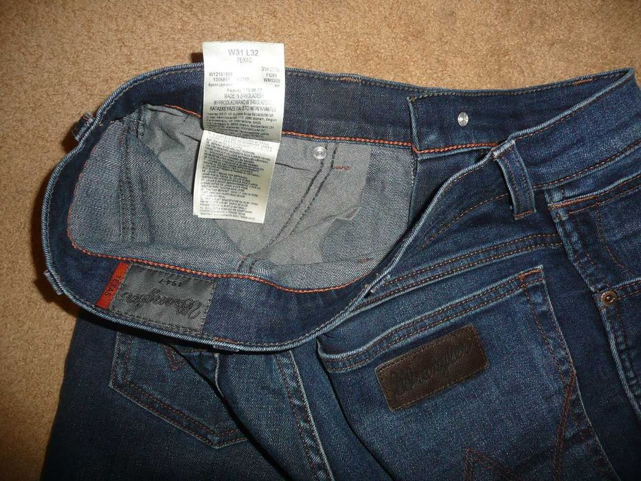 Spodnie dżinsy WRANGLER W31/L32=42/106cm texas