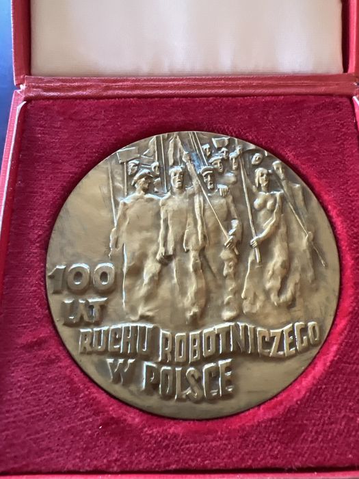 Medal 100 lat Ruchu Robotniczego