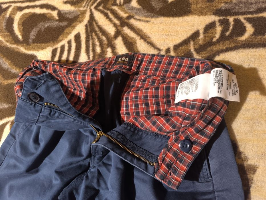 Spodnie jeansowe męskie granatowe S.D.Chino Lee W32 L32