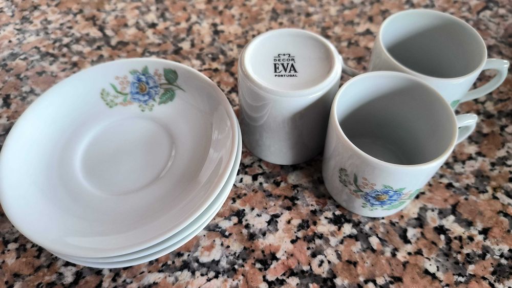 Conjuntos chávenas café EVA Portugal