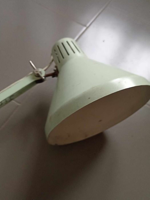 Lampa warsztatowa biurkowe PRL design loft