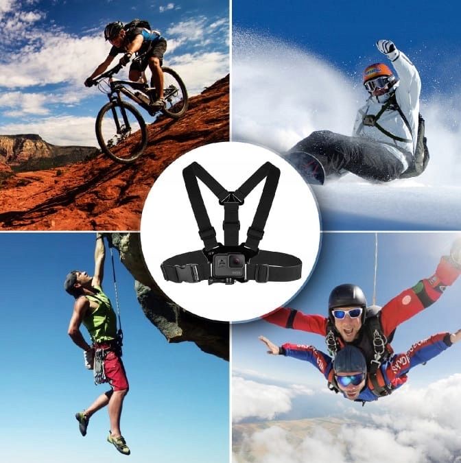 Szelki na smartfon lub kamerę Go Pro