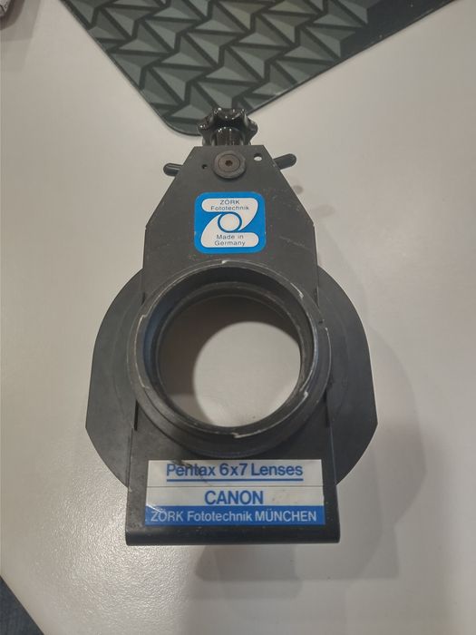 Zork panoramic Shift adapter Pentax 67 para Canon *VENDO OU TROCO*