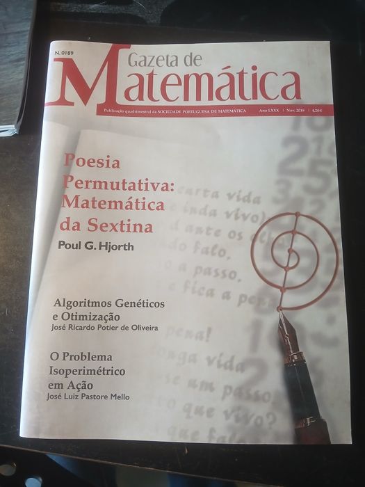 Gazeta de matemática, 189, Novembro 2019