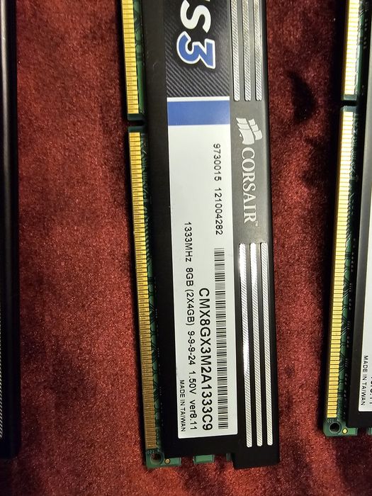 DDR3 Ram 16gb (4x4Gb) 1333 Mhz