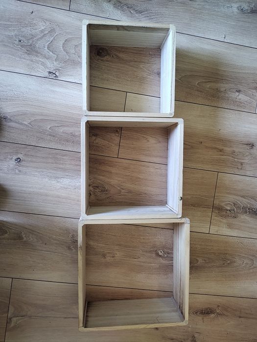 Drewniane półki  3 sztuki