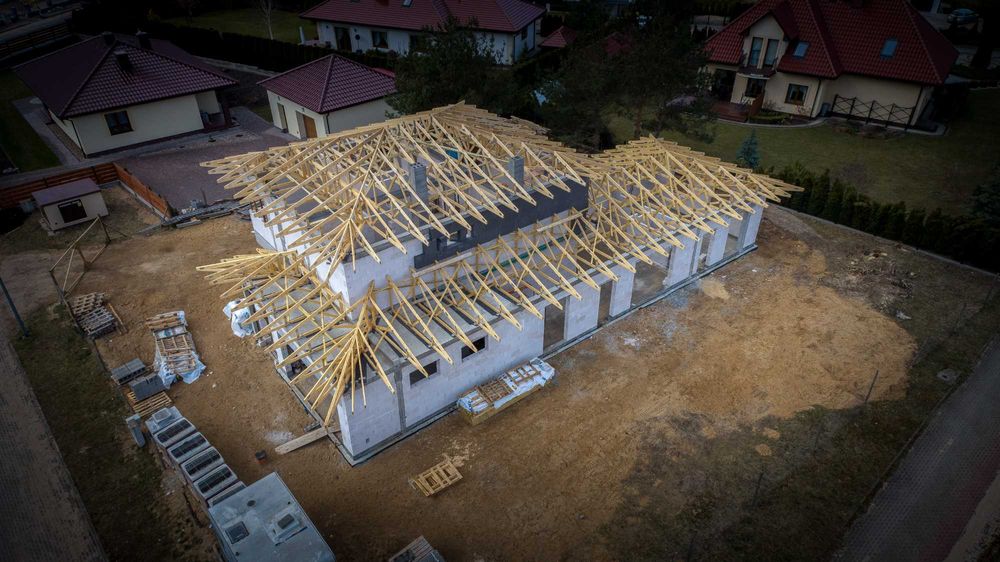 Wiązary dachowe CE- gotowa więźba dachowa w technologii MITEK- C24