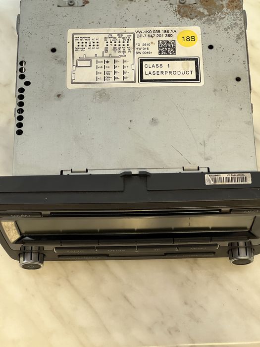 Магнитола, мультимедіа, магнитофон, Volkswagen